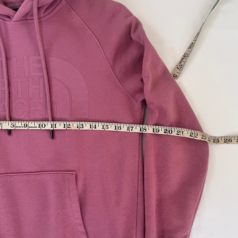 THE NORTH FACE WOMEN’S SWEATSHIRT HOODIE SIZE XS IN BERRY with BRANDING - Picture 4 of 8